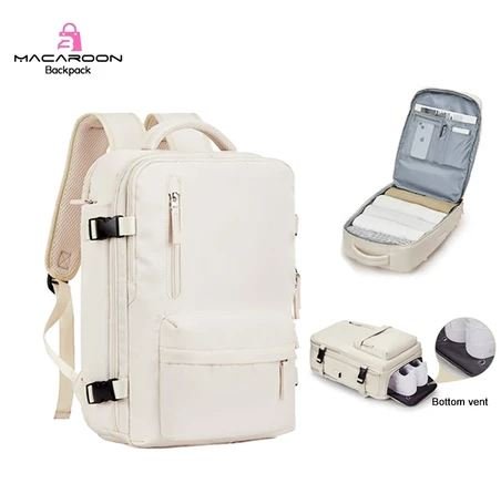 Macaroon 16 inch Laptop Backpack Women Travel Backpack Men Outdoor Luggage Bag Waterproof Bagpack
