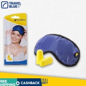 TRAVEL BLUE COMFORT SET EYE MASK AND EARPLUGS - TB451