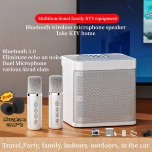 Wireless Microphone Bluetooth Portable Stereo Family Party Ktv Equipment Audio Car/Outdoor/Indoor